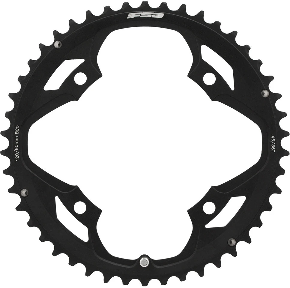 FSA Kettenblatt Omega/Vero Pro, 4-Arm, 120/90 Mm Lochkreis Ab Modell 2017