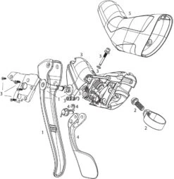 SRAM Ersatzteile Red 2013 / Red 22 Schaltbremshebel
