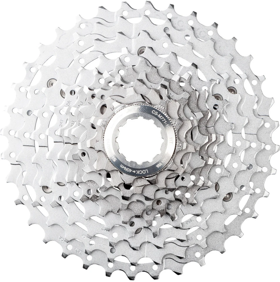 Shimano XT Kassette CS-M771-10 + Kette CN-HG95 10-fach Verschleißset – Bild 2