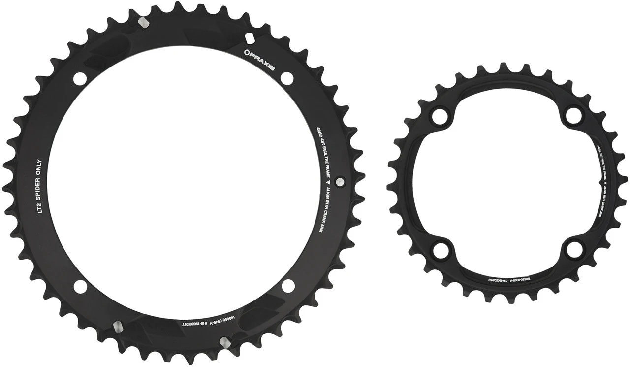 Praxis Works X-Rings Road Kettenblatt-Set, 4-Arm, 160/104 Mm Lochkreis – Bild 2