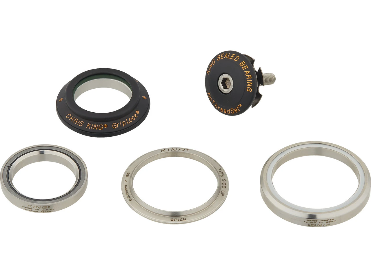 Chris-king DropSet 3 IS41/28,6 - IS52/40 GripLock Steuersatz – Bild 5