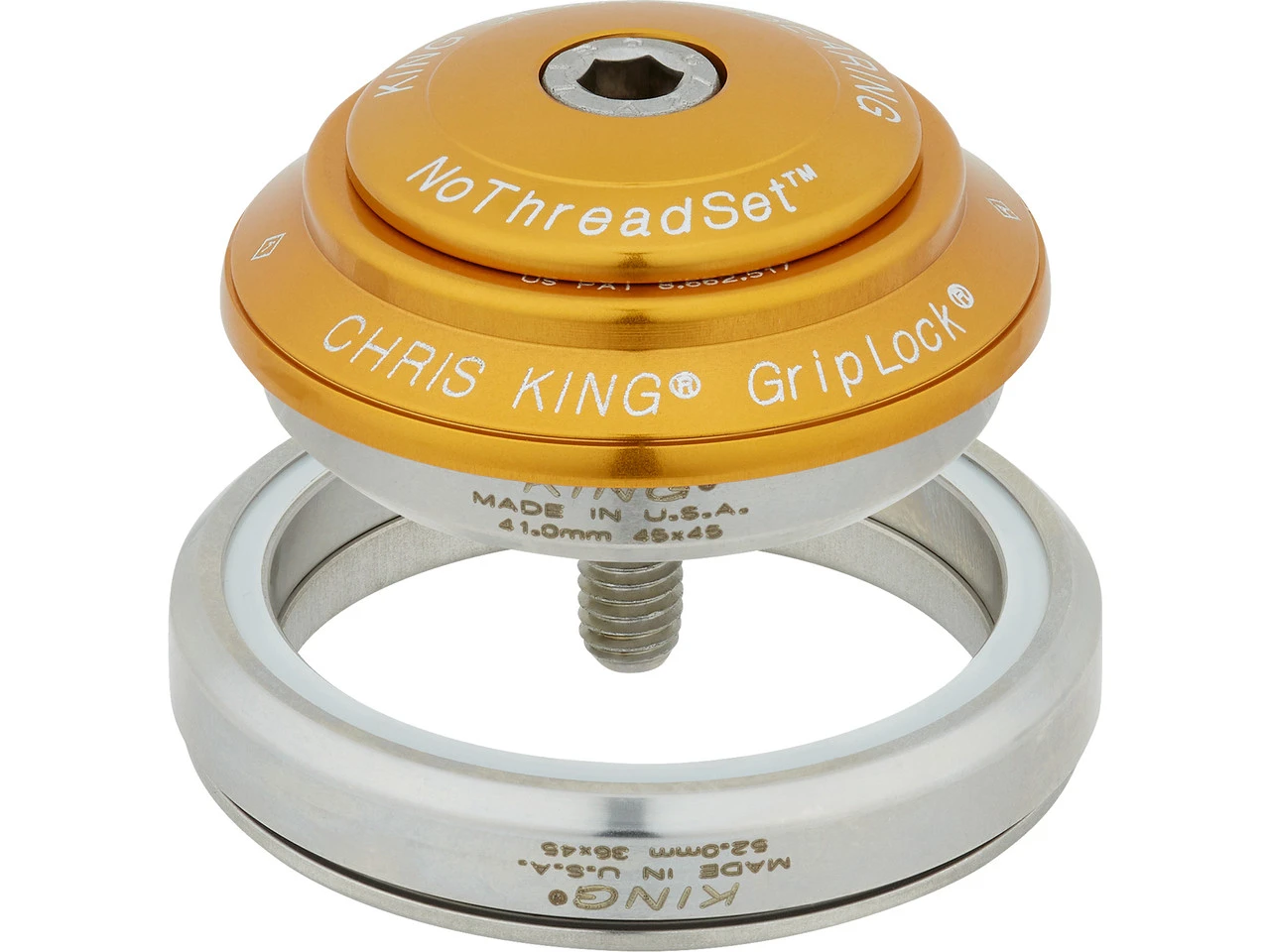 Chris-king DropSet 3 IS41/28,6 - IS52/40 GripLock Steuersatz – Bild 6